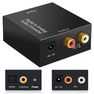 OPTICKÝ KONVERTOR TOSLINK COAXIAL NA 2 RCA