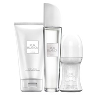 Avon dámsky set Pur Blanca voda + pleťová voda + gulička