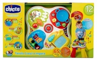 CHICCO Interaktívny vzdelávací Hobby stôl dvojjazyčný PL/EN 1-4 roky