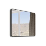 Podkrovné zrkadlo 90x70 hliníkový rám