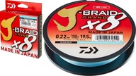 DAIWA J-BRAID X8E BRIDGE 0,06MM 135M MODRÁ.