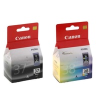 2x org. Canon PG37 + CL-38 iP1800 iP1900 iP2500