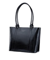 Dámska kabelka Shopper Patent Large Pasuje na A4 PUCCINI Black BML011 1