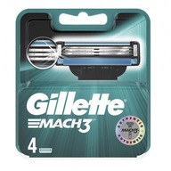 Gillette Mach3 Náhradné čepele pre žiletky 4 ks.