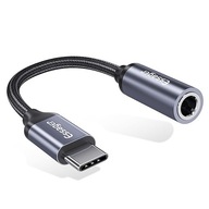 ESSAGER Audio adaptér USB-C Mini Jack AUX s DAC