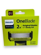 Náhradné čepele Philips OneBlade QP620/50 2 ks. + body kit