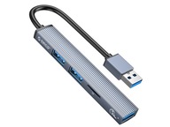 USB 3.0 x1 hub + USB 2.0 x2 Orico micro SD čítačka