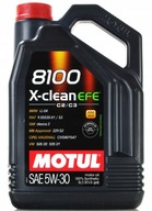 Motorový olej MOTUL 5W-30 OIL 8100 X-CLEAN EFE 5L Motul 8100 Eco-Clean 5