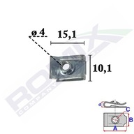 Montážna doska nárazníka M4 FIAT PANDA x10 ks