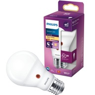 LED žiarovka E27 A60 7,5W = 60W 806lm 2700K Teplotný súmrakový senzor PHILIPS