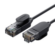 Patch kábel U/UTP 6a Ugreen RJ45 / RJ45 3 m čierny