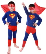 Superman Costume Disguise Cape Mask S 98 / 104 / 110 cm 3 - 5 rokov