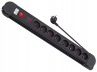 POWER STRIP 8 ZÁSUVEK ochrana zapnutia/vypnutia 2300W PROTECT