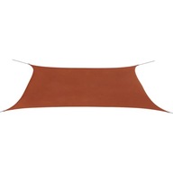 VidaXL Oxford Fabric Garden Sail, Rectangle 4x6 m, Terracotta