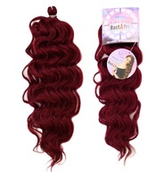 Rastafri Afrolocks Synthetic Hair Curls For Weaving H2O Lake Wave BG cherry