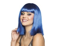 Umelá parochňa Dance Blue Long Bob