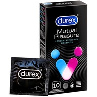 Durex MUTUAL PLEASURE rebrované kondómy s oneskoreným predĺžením