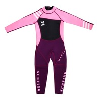 plavky SPF - Black + pink XL