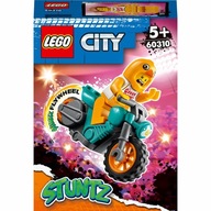 Kocky LEGO City Kaskadérsky motocykel s kuracím mäsom