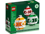 LEGO 40604 Ozdoby na vianočný stromček VIANOČNÉ OZDOBY