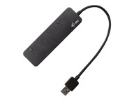 I-TEC USB 3.0 Metal HUB 4 Port s individuálnym