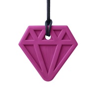 Logopedické hryzátko ARK Diamond Fuchsia Veľmi mäkké