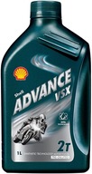 Motocyklový olej SHELL ADVANCE VSX 2 1 liter