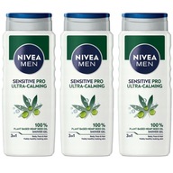 NIVEA MEN Sensitive PRO sprchový gél 500ml x3