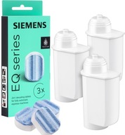 SIEMENS odvápňovacie tablety + 3x vodný filter pre kávovary SIEMENS