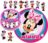 MINNIE MYŠKA+10 POSTAVIČOV TORTA SET