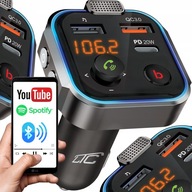 FM BLUETOOTH VYSIELAČ QC USB PD RÝCHLA NABÍJAČKA