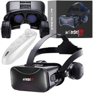 VR 3D OKULIARE 3D OKULIARE PRE TELEFÓNY SLÚCHADLÁ BLUETOOTH DIAĽKOVÉ OVLÁDANIE PRE DETI