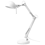 IKEA FORSA Stolná lampa, lampa BIELA