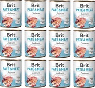 BRIT Paté & Meat Losos 12x 800g