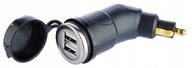 USB 3,3A DIN ZÁSTRČKA A9U05 NABÍJAČKA 2X