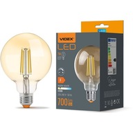 LED žiarovka E27 G95 7W 2200K Filament Stmievateľná