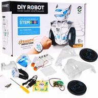 Cool robot ovládaný hodinkami na zostavenie, zvuk na batérie