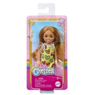 Bábika Barbie Chelsea Šaty so srdiečkami