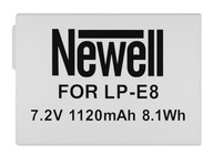 Batéria Newell LP-E8 pre Canon 550D 650D 700D