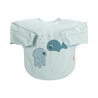 Vyrobené Deer Sea Bib s rukávmi 6m+ B