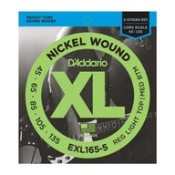 D'Addario EXL165-5 Nikel 45-135 basové struny