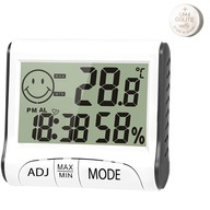 LCD TEPLOMER MINI METEOSTANICA POČASIE HYGROMETER SADA MAGNETOV NA BATÉRIU