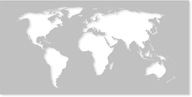 Mapa sveta – opakovane použiteľná šablóna na maľovanie