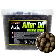 PROTEÍNOVÉ GULIČKY NA KAPR ALLER 90 BOILIES NATURAL 18mm 5kg - MASÍVNE NÁSTRAHY