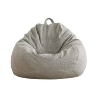 Pouf Sedací vak 90x110x50 Svetlošedá 250L