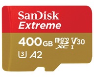 SANDISK MICROSDXC EXTREME 400 GB 160 MB/s + ADAPTÉR