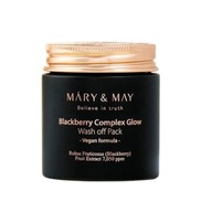 Mary&May Blackberry Complex Glow Washoff Pack 125g - Rozjasňujúci a spevňujúci