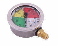 RM Glycerínový manometer M63 0-40 bar závit M12x1,5 spodné pripojenie. prípad