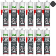 12x Neutrálny SANITÁRNY Silikónový grafit OLIVE C22F