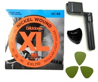 Struny pre elektrickú gitaru D'Addario EXL 10-46